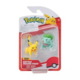 Pokémon: Set de 2 figurine - Bulbasaur, Pikachu