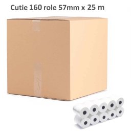 Rola casa marcat termica 57mm x 25m, cutie 160 buc.