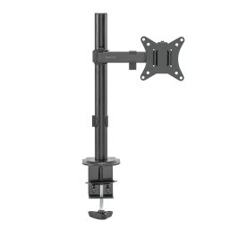 Suport monitor SUPORT de birou LOGILINK, pt 1 TV/monitor plat, diag. max 32 inch, rotatie, inclinare, orizontala, verticala, max 9 Kg, negru, "BP0170