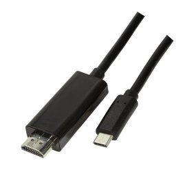 CABLU video LOGILINK, adaptor USB 3.1 Type-C (T) la HDMI (T), 3m, rezolutie maxima 4K UHD (3840 x 2160) la 60 Hz, negru, UA0330 (timbru verde 0.18 lei)