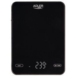 ADLER AD 3177b De bucătărie cântar 10kg USB încărcat negru