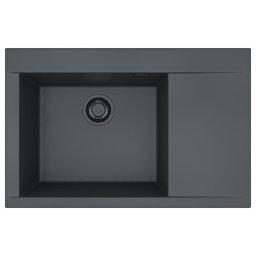 ALVEUS 1149305 - Chiuvetă de bucătărie PURE 79x51,5 cm granit/negru