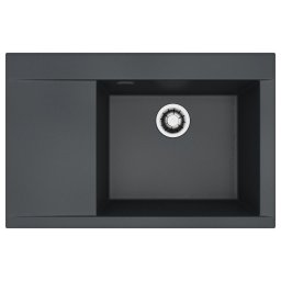 ALVEUS 1149503 - Chiuvetă de bucătărie PURE, 79 x 51,5 cm, granit, negru