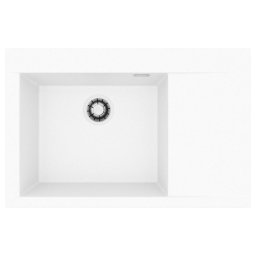 ALVEUS 1149299 - Chiuvetă de bucătărie PURE, 79 x 51,5 cm, granit, alb