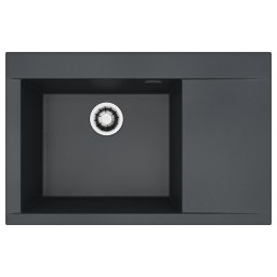 ALVEUS PURE 1149304 - Chiuvetă de bucătărie 79x51,5 cm granit/negru
