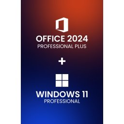 Microsoft Windows 11 Pro + Microsoft Office 2024 Professional Plus (licenta digitala)