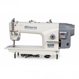 Masina De Cusut Minerva industriala Liniara M8180BJDE Pentru Materiale Medii Si Groase 3500 Imp/Min 550W Alb