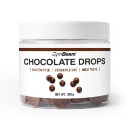 GymBeam Chocolate Drops 300 g