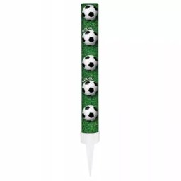 Tort cu model de fotbal cu artificii - 12 cm, 1 bucată