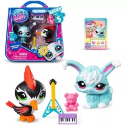 Littlest PetShop: Set figurine - 2 buc., seria 5 - Punk & Pastel
