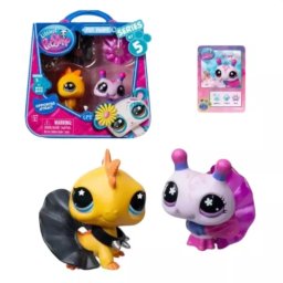 Littlest PetShop: Set figurine de joacă - 2 bucăți, seria 5 - Sugar&Spikes