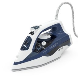 Fier de calcat Tesla IR301BL, 2600 W, Placa ceramica Abur 135g/min, 0,400 ml, Autocuratare, Albastru/Alb