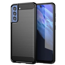 Husa Husa pentru Samsung Galaxy S21 FE 5G - Techsuit Carbon Silicone - Black