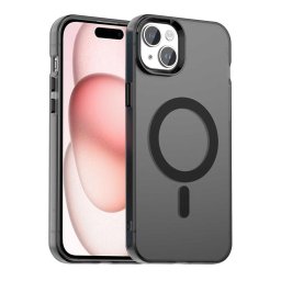 Husa Husa pentru iPhone 15 - Techsuit CandyCase MagSafe - Black