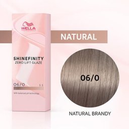 Wella Professionals Shinefinity Zero Lift Glaze 06/0 Natural Brandy 60 ml