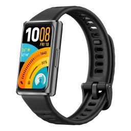 Bratara fitness Band 11 Pro Black Fluoroelastomer Strap Black