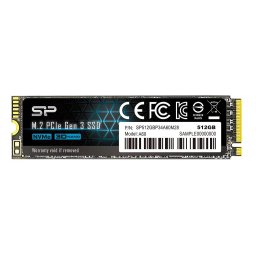 Silicon Power P34A60 512 Giga Bites M.2 PCI Express NVMe SLC