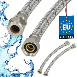 Racord flexibil pentru sisteme de sertizare 3/8" 20 cm set 2 buc.