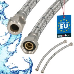 Racord flexibil pentru sisteme de sertizare 3/8" 30 cm set 2 buc.