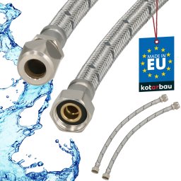 Racord flexibil pentru sisteme de sertizare 3/8" 40 cm set 2 buc.
