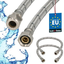 Racord flexibil pentru sisteme de sertizare 3/8" 50 cm set 2 buc.