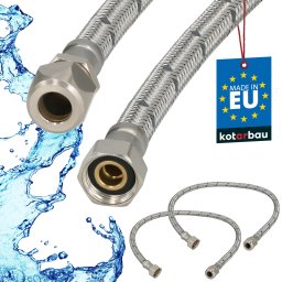 Racord flexibil pentru sisteme de sertizare 3/8" 60 cm set 2 buc.