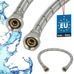 Racord flexibil pentru baterie 3/8″ împletit inox 50 cm