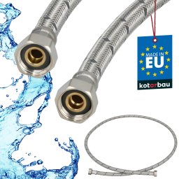 Racord flexibil pentru baterie 3/8″ împletit inox 150 cm