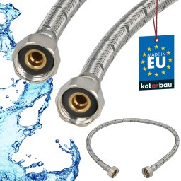 Racord flexibil pentru baterie 1/2″ împletit inox 70 cm