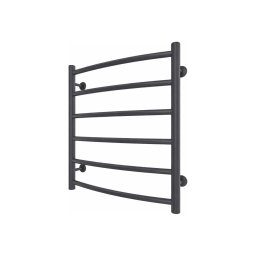Radiator baie tip scară INOX CLASSIC, 122 W/230 V, 57 x 53 cm, inox/antracit