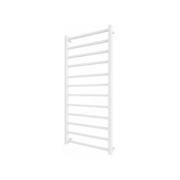 Radiator de baie tip scară INOX TOKIO 233W/230V 117x53 cm inox/alb