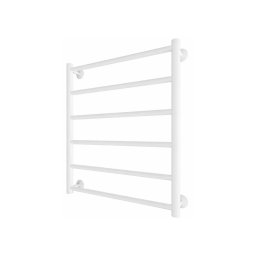 Radiator de baie tip scară INOX FLAT 122W/230V 57x43 cm inox/alb