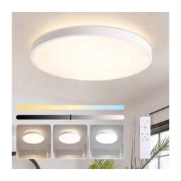 Brilagi - Corp de iluminat LED dimmabil GLASS POOL DOUBLE LED/80W/230V 60 cm alb + telecomandă