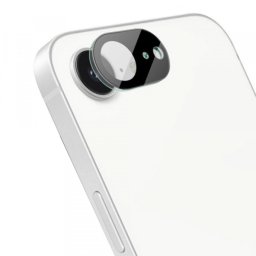 Folie de protectie Camera Spate Techsuit pentru Apple iPhone 17e / 16e, Sticla Securizata, Neagra