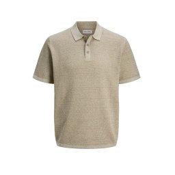 JACK & JONES Polo Jjegeorge Knit Ss 12268281 17-1113 TCX coriander