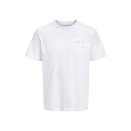 JACK & JONES T-Shirt Jjcollege Logo Ss Crew Neck 12288105 11-0601 TCX bright white