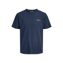 JACK & JONES T-Shirt Jjcollege Logo Ss Crew Neck 12288105 19-3923 TCX navy blazer