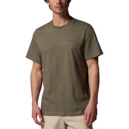 COLUMBIA T-Shirt CSC Logo Back 2155011 398 stone green, boxy brand