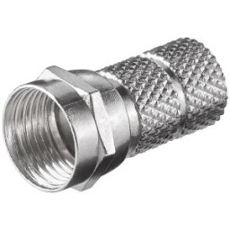 Conector F Lungime 20mm pt Cabluri, Diametru 6.5mm Goobay