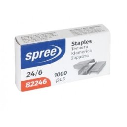 Capse 24/6, pentru 30 de Coli, 1000 Bucati, Spree