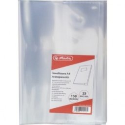 Coperta A4 PP 150 Microni, Transparenta, Herlitz