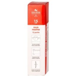 Rigla din Plastic, 15 cm, Transparenta, Koh-I-Noor