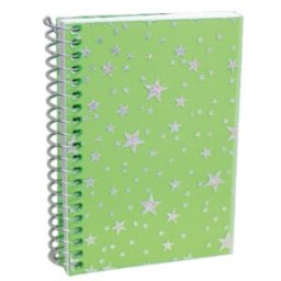 Bloc Notite Neon PP, Format A7, 50 File, Spira Metal, Optimum