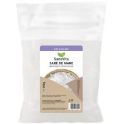 Sare de Mare Grunjoasa Neiodata, Sanovita, 500 g