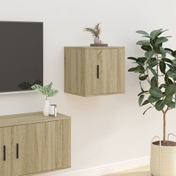Dulap TV montat pe perete, stejar sonoma, 40x34,5x40 cm GartenMobel Dekor
