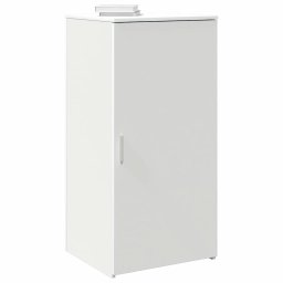 Dulap de depozitare alb 50x45x103,5 cm din lemn prelucrat GartenMobel Dekor
