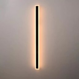 Aplica LED exterior Mack 120 cm, 16W, IP65, liniara, negru