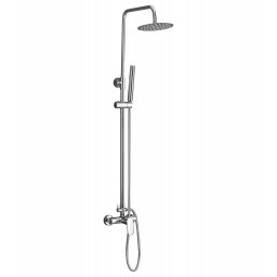 Set de dus Leziter Mitchell cu baterie, inox, dus ploaie si dus de mana