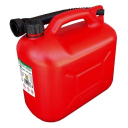 Canistra din plastic RoGroup 10L cu palnie flexibila pentru combustibil