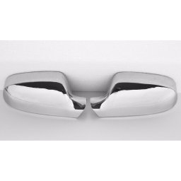 Set ornamente cromate pentru oglinzi Audi A4 B8 2010-2015, inox, 2 piese